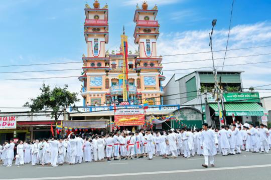 LỄ AN VỊ THÁNH TƯỢNG THIÊN NHÃN ĐỨC CHÍ TÔN NGÔI THÁNH THẤT HỌ ĐẠO HUYỆN DI LINH