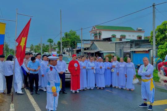 LỄ AN VỊ THÁNH TƯỢNG THIÊN NHÃN ĐỨC CHÍ TÔN NGÔI THÁNH THẤT HỌ ĐẠO PHÚ NINH
