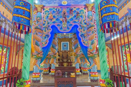 LỄ AN VỊ THÁNH TƯỢNG THIÊN NHÃN ĐỨC CHÍ TÔN NGÔI THÁNH THẤT HỌ ĐẠO XÃ PHƯỚC THẠNH